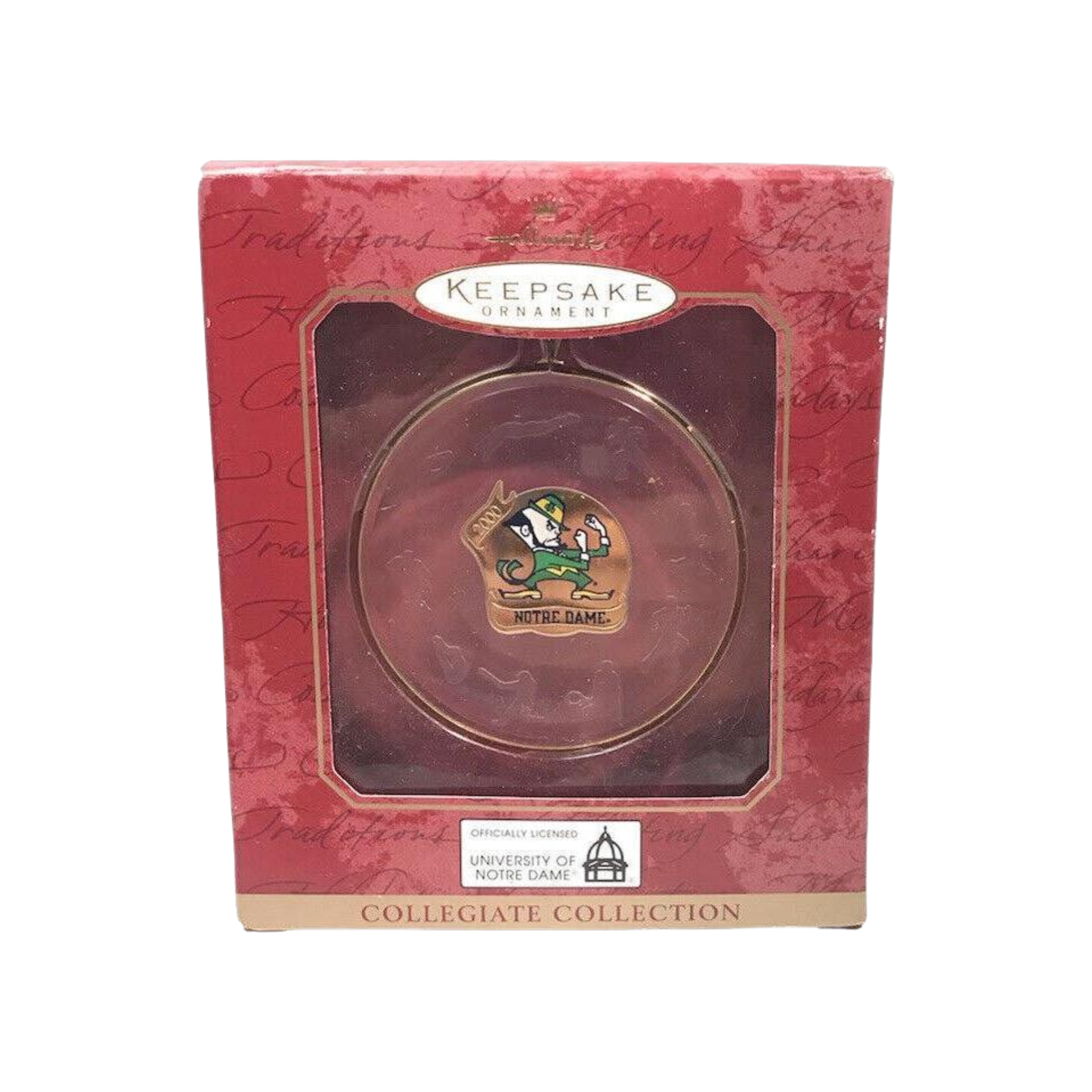 2000 University of Notre Dame Hallmark Ornament (College Sports) QSR2284 Image2