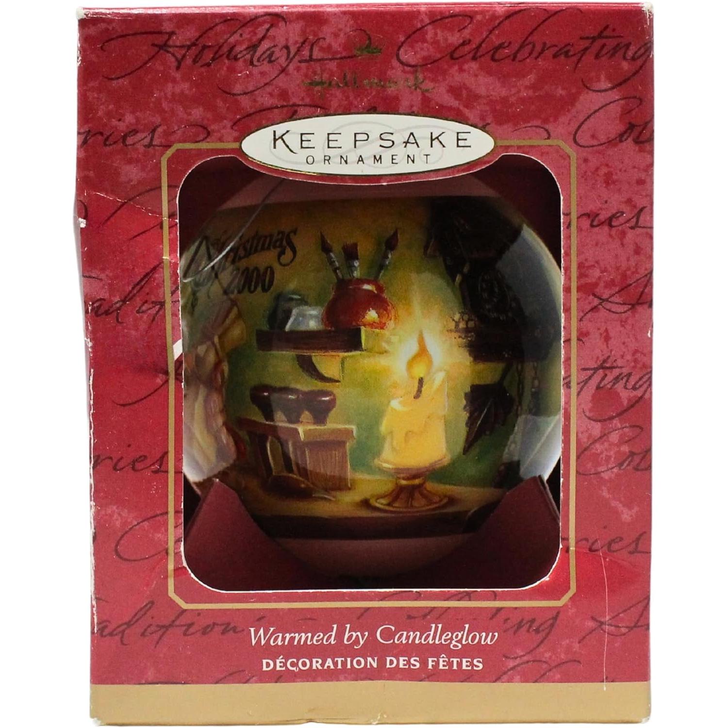 2000 Warmed by Candleglow Hallmark Ornament (Ball) QX2471