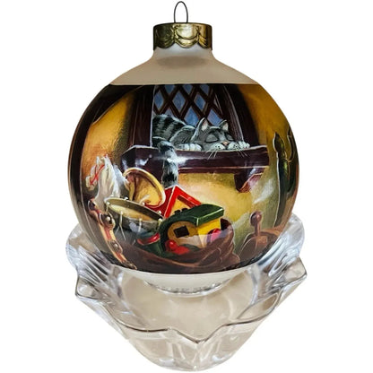 2000 Warmed by Candleglow Hallmark Ornament (Ball) QX2471
