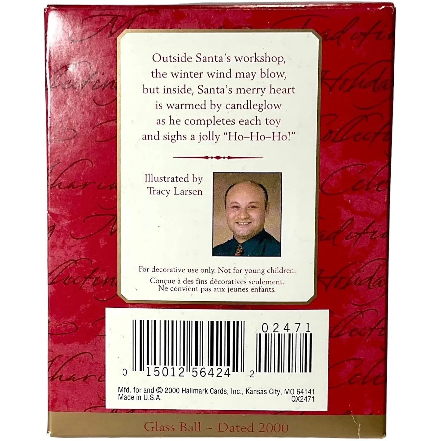 2000 Warmed by Candleglow Hallmark Ornament (Ball) QX2471