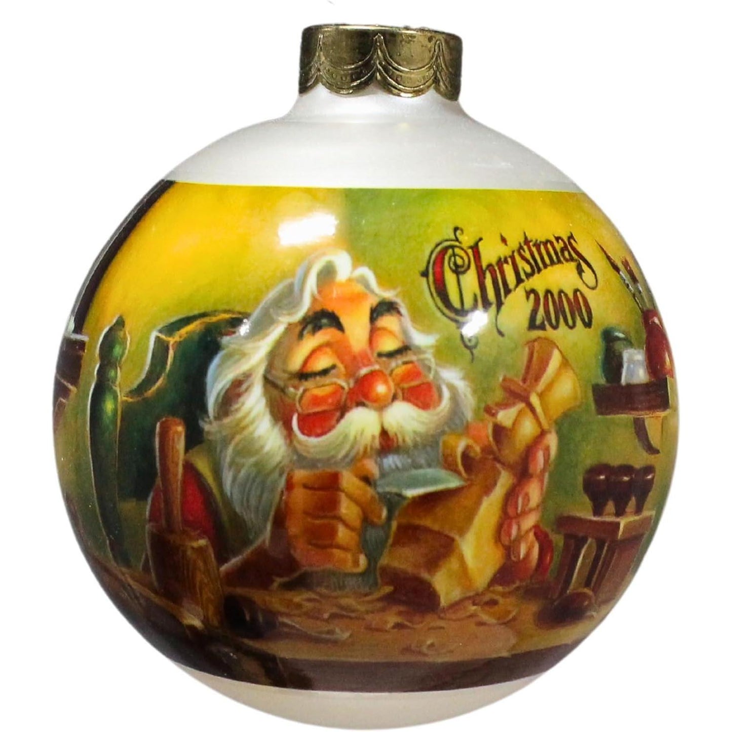 2000 Warmed by Candleglow Hallmark Ornament (Ball) QX2471