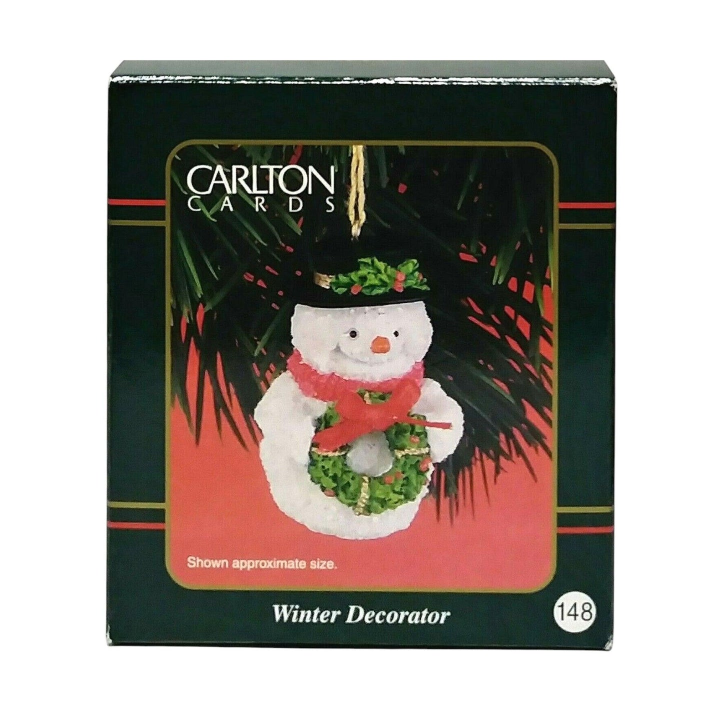 2000 Winter Decorator Carlton Cards Ornaments (Snowmen) CXOR-154C Image2