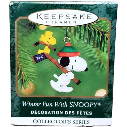 2000 Winter Fun with Snoopy Hallmark Ornament (Winter Fun with Snoopy) QXM5324