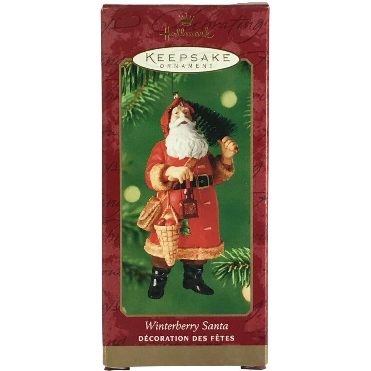 2000 Winterberry Santa Hallmark Ornament (Santa Claus) QXI4331