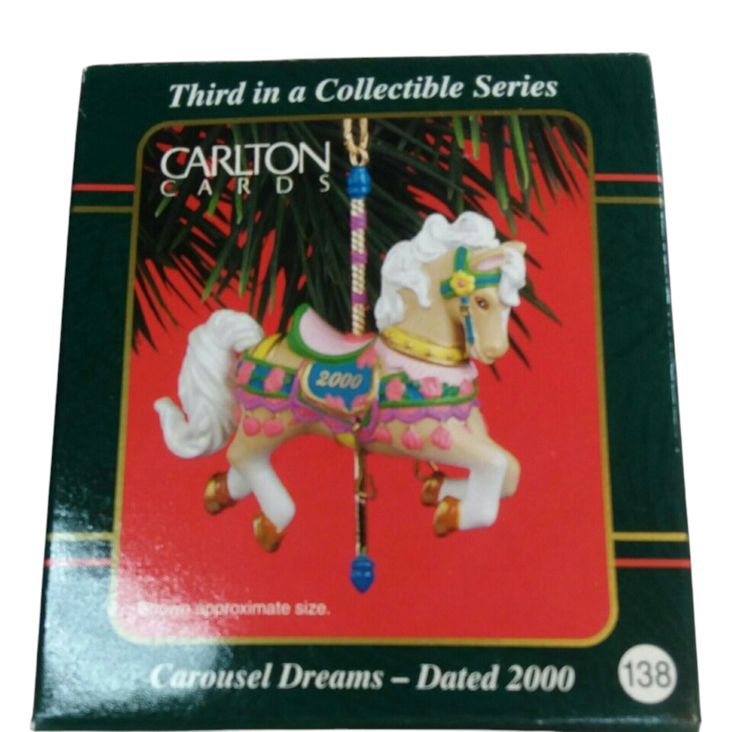 2000Carousel Dreams Carlton Cards Ornaments (Carousel Horse) CXOR-137C