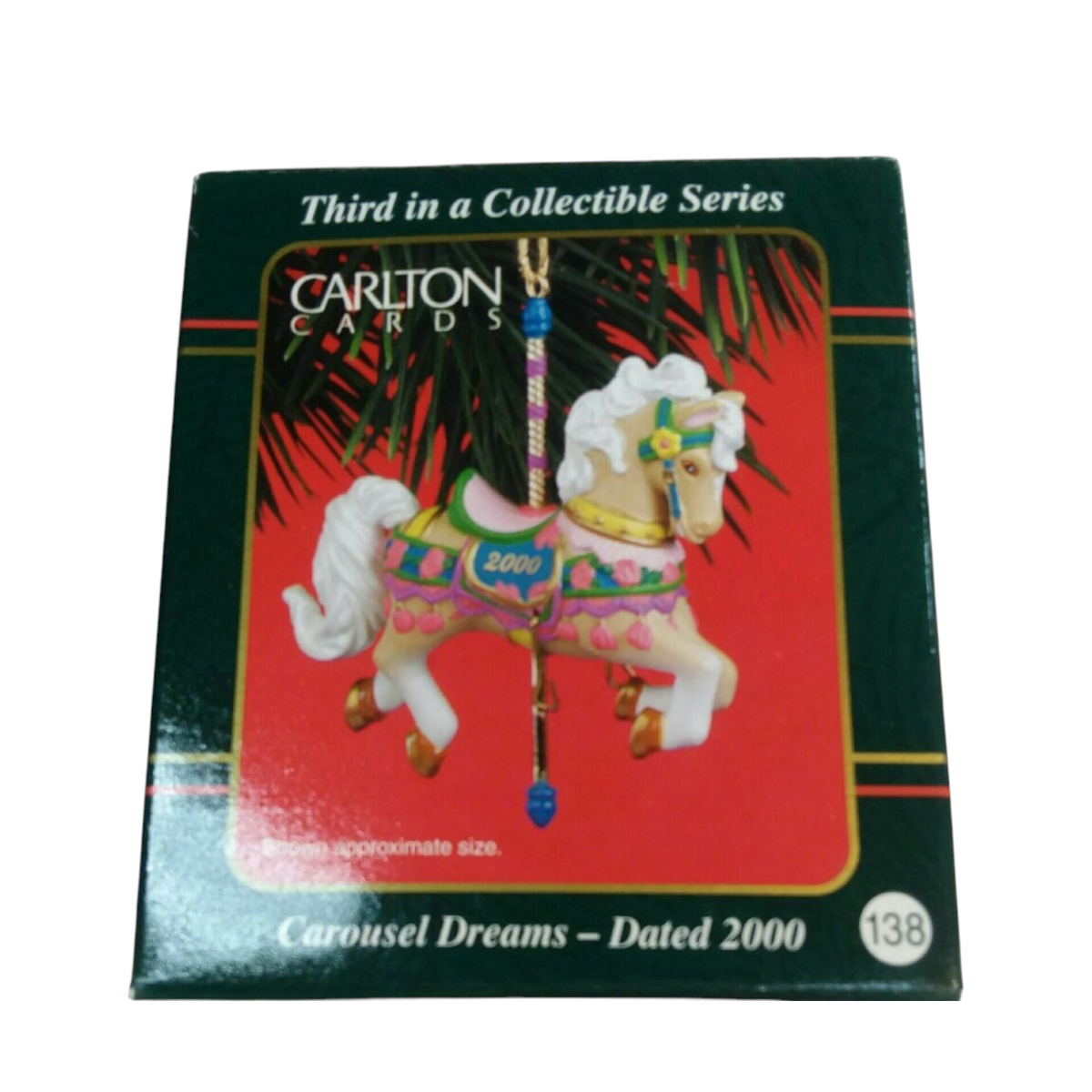 2000Carousel Dreams Carlton Cards Ornaments (Carousel Horse) CXOR-137C Image2