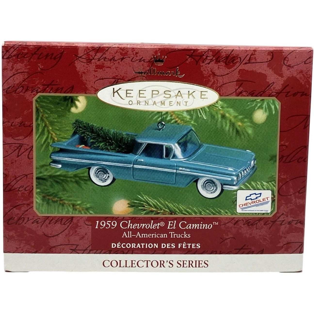 2001 1959 Chevrolet El Camino Hallmark Ornament (All-American Trucks) QX6072