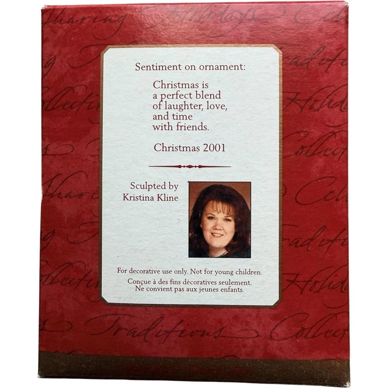 2001 A Perfect Blend Hallmark Ornament (Eat & Drink) QX8985