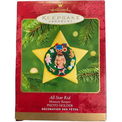 2001 All-Star Kid Hallmark Ornament (Photo Holder) QX2805
