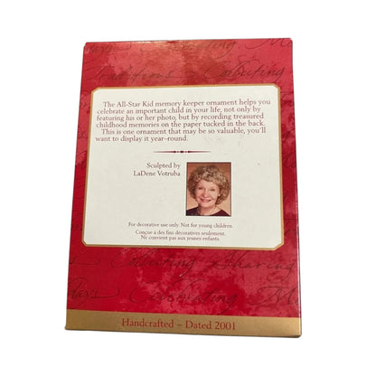 2001 All-Star Kid Hallmark Ornament (Photo Holder) QX2805 Image5