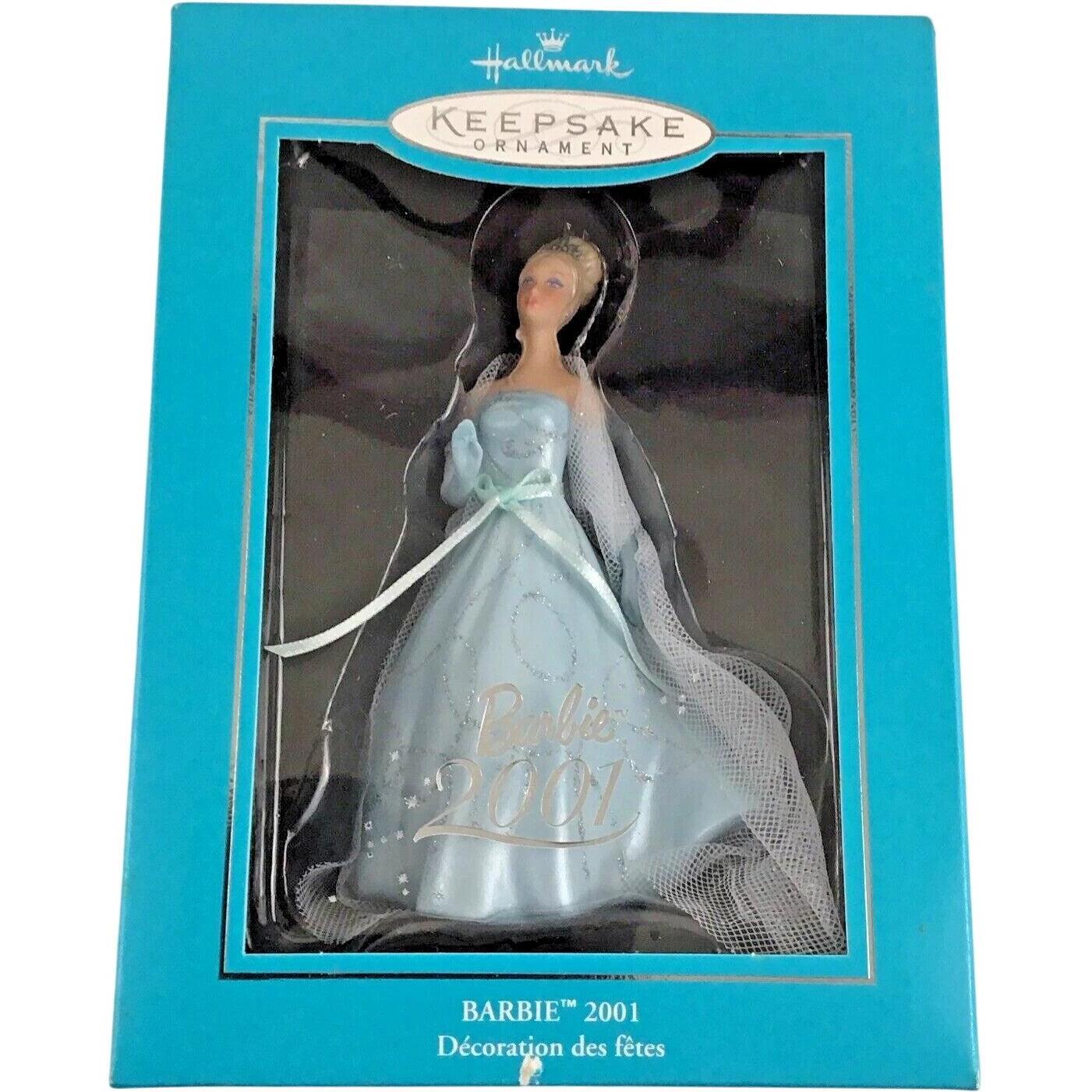 2001 Barbie 2001 Hallmark Ornament (Porcelain Barbie) QXC4602