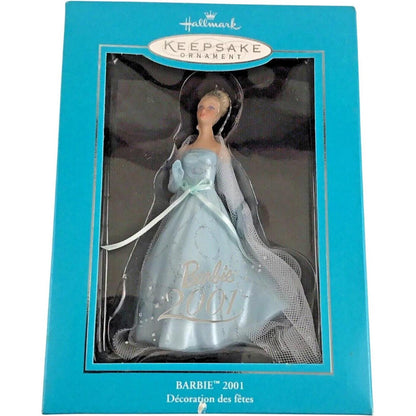 2001 Barbie 2001 Hallmark Ornament (Porcelain Barbie) QXC4602