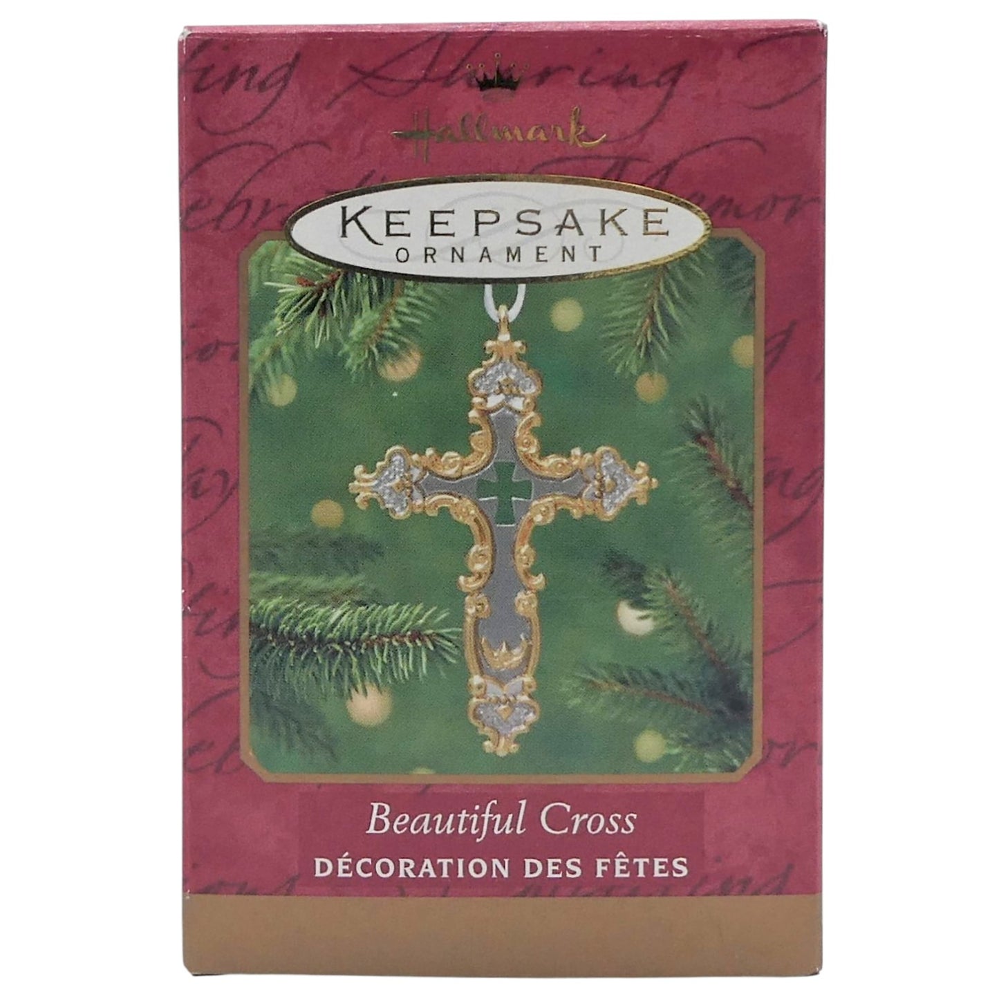 2001 Beautiful Cross Hallmark Ornament (Cross) QX8825 QX8825