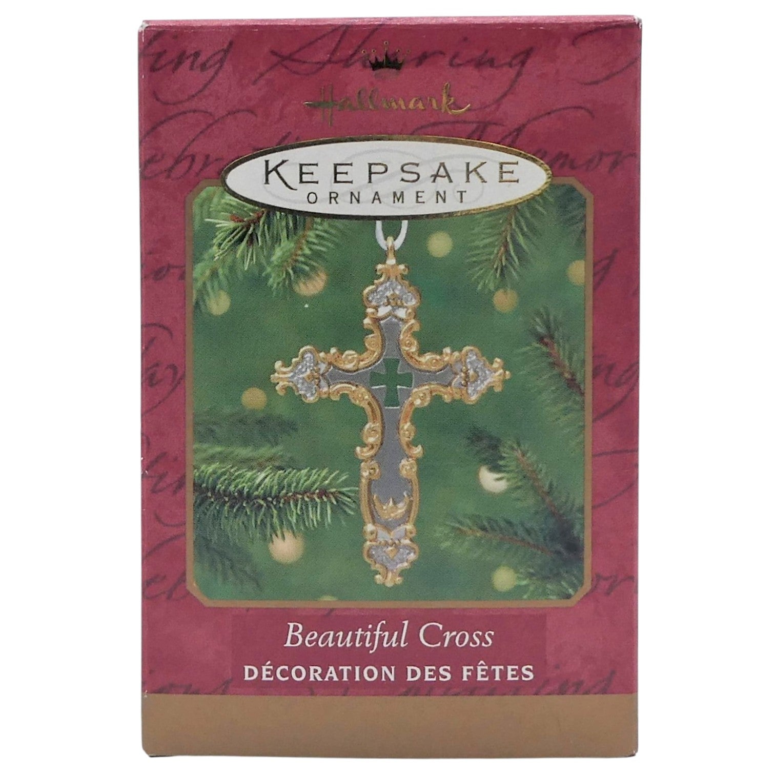 2001 Beautiful Cross Hallmark Ornament (Cross) QX8825 QX8825