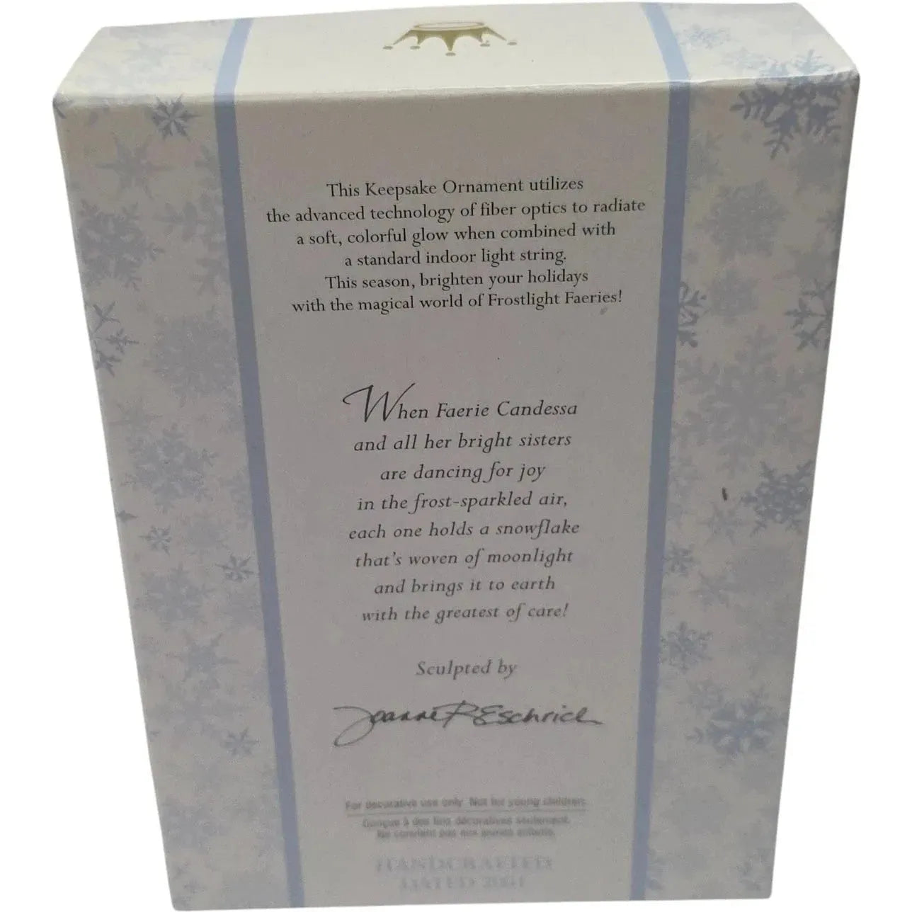 2001 Faerie Candessa Hallmark Ornament (Frostlight Faeries) QP1665