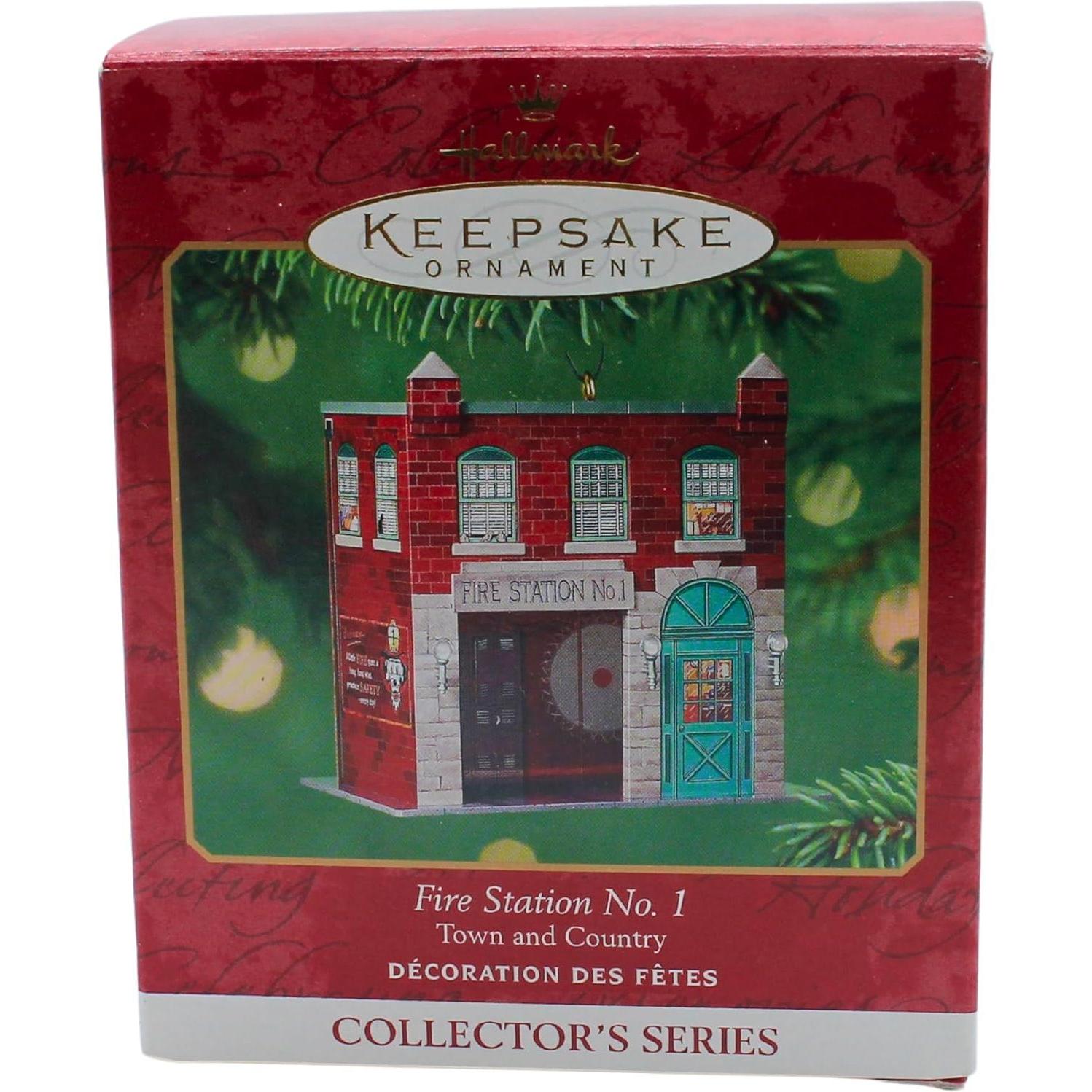 2001 Fire Station No. 1 Hallmark Ornament (Town and Country) QX8052