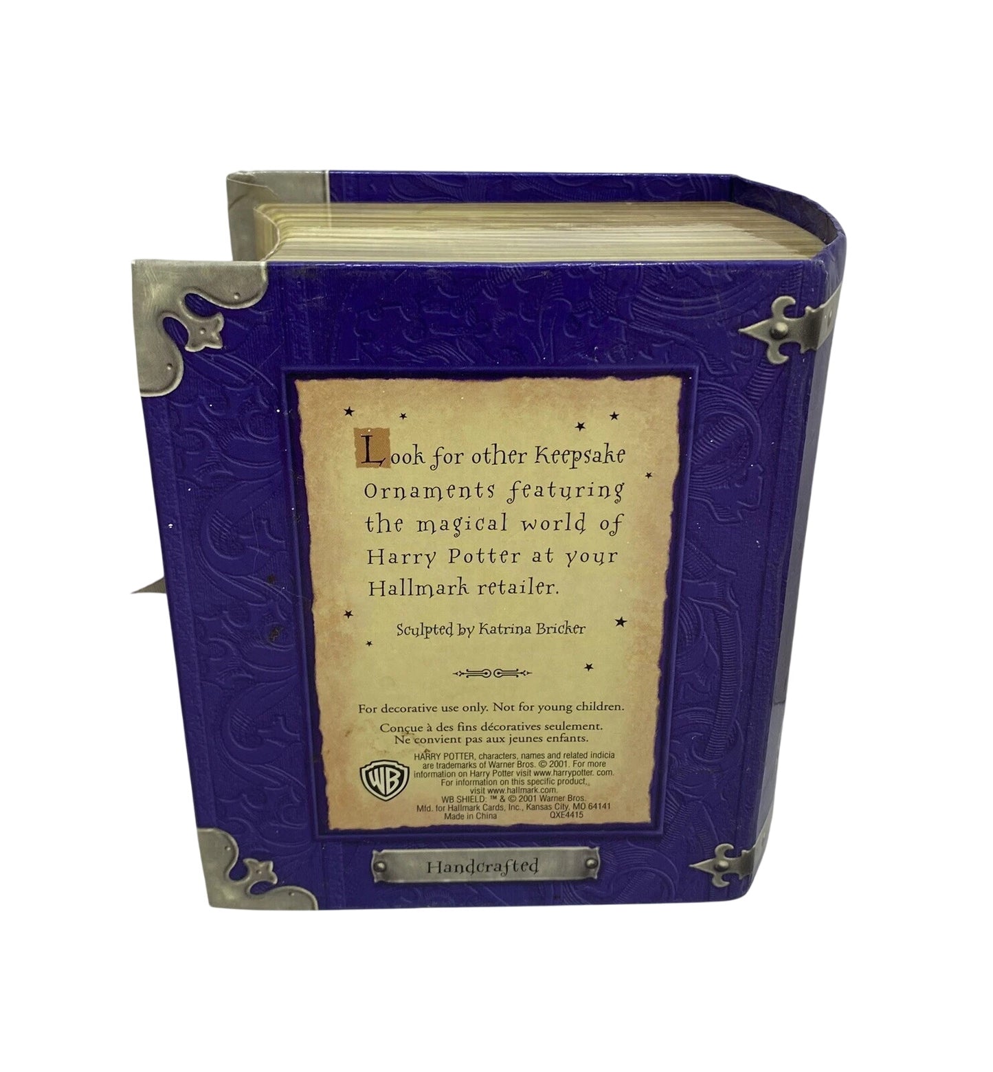 2001 Fluffy on Guard Hallmark Ornament (Harry Potter) QXE4415