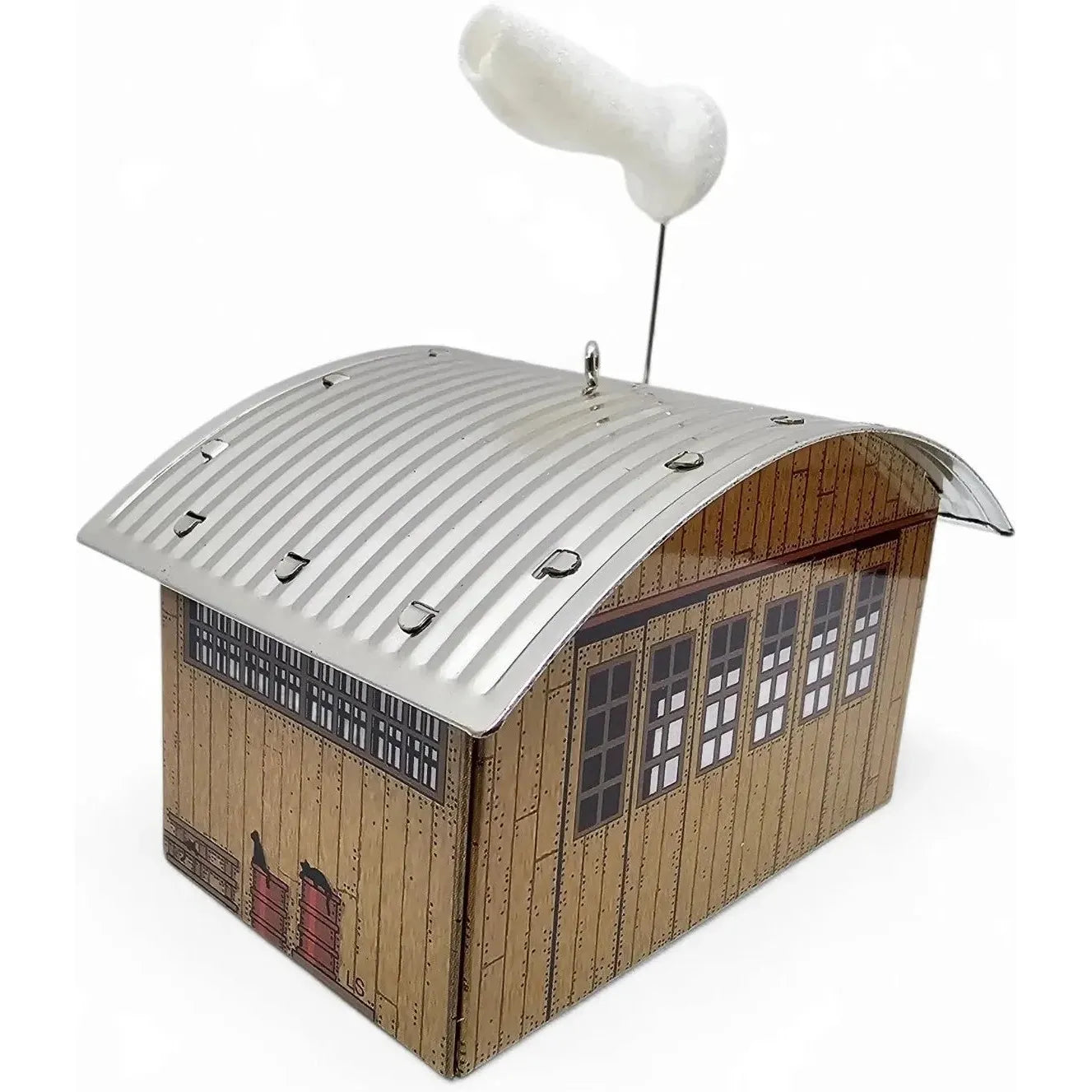 2001 Flying School Airplane Hanger Hallmark Ornament (Town and Country) QX8172