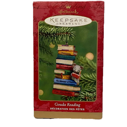 2001 Gouda Reading Hallmark Ornament (Mouse) QX2855