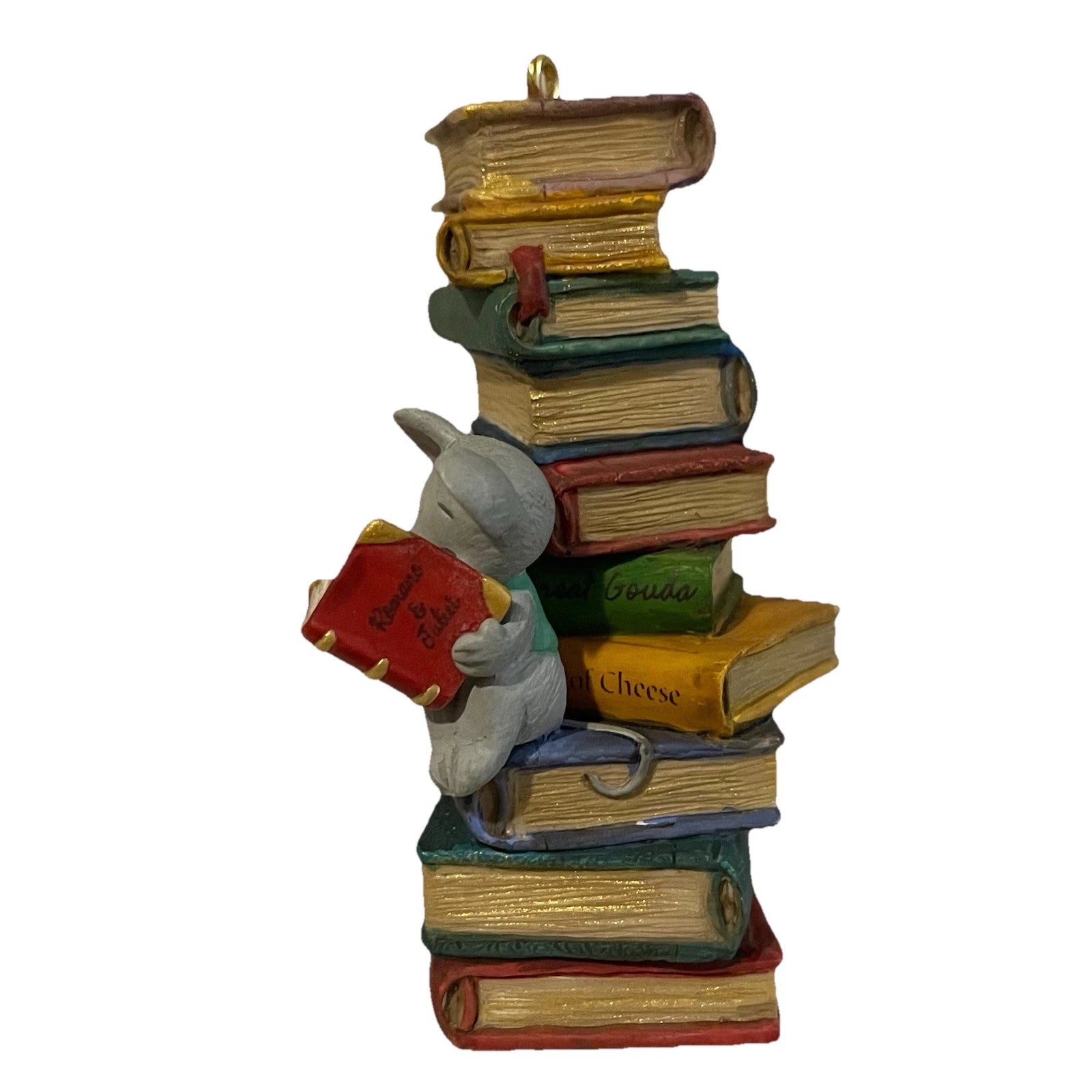 2001 Gouda Reading Hallmark Ornament (Mouse) QX2855