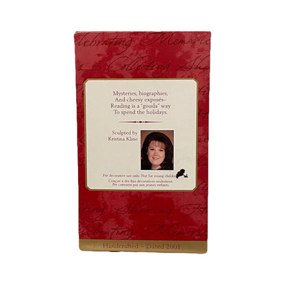 2001 Gouda Reading Hallmark Ornament (Mouse) QX2855 Image6