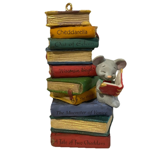 2001 Gouda Reading Hallmark Ornament (Mouse) QX2855