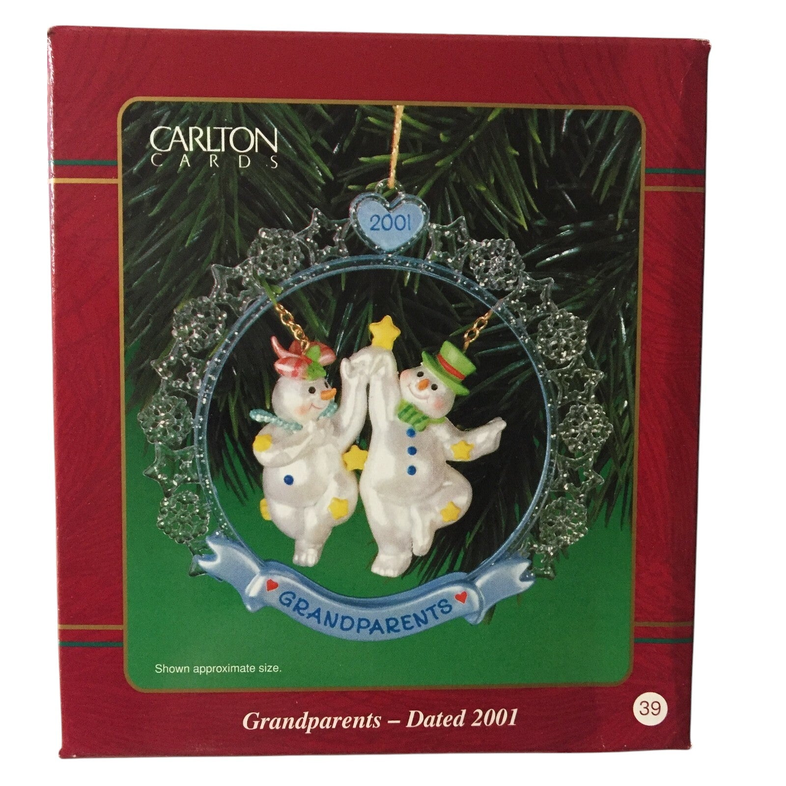 2001 GrandParents Carlton Cards Ornaments (Snowmen) CXOR-043E