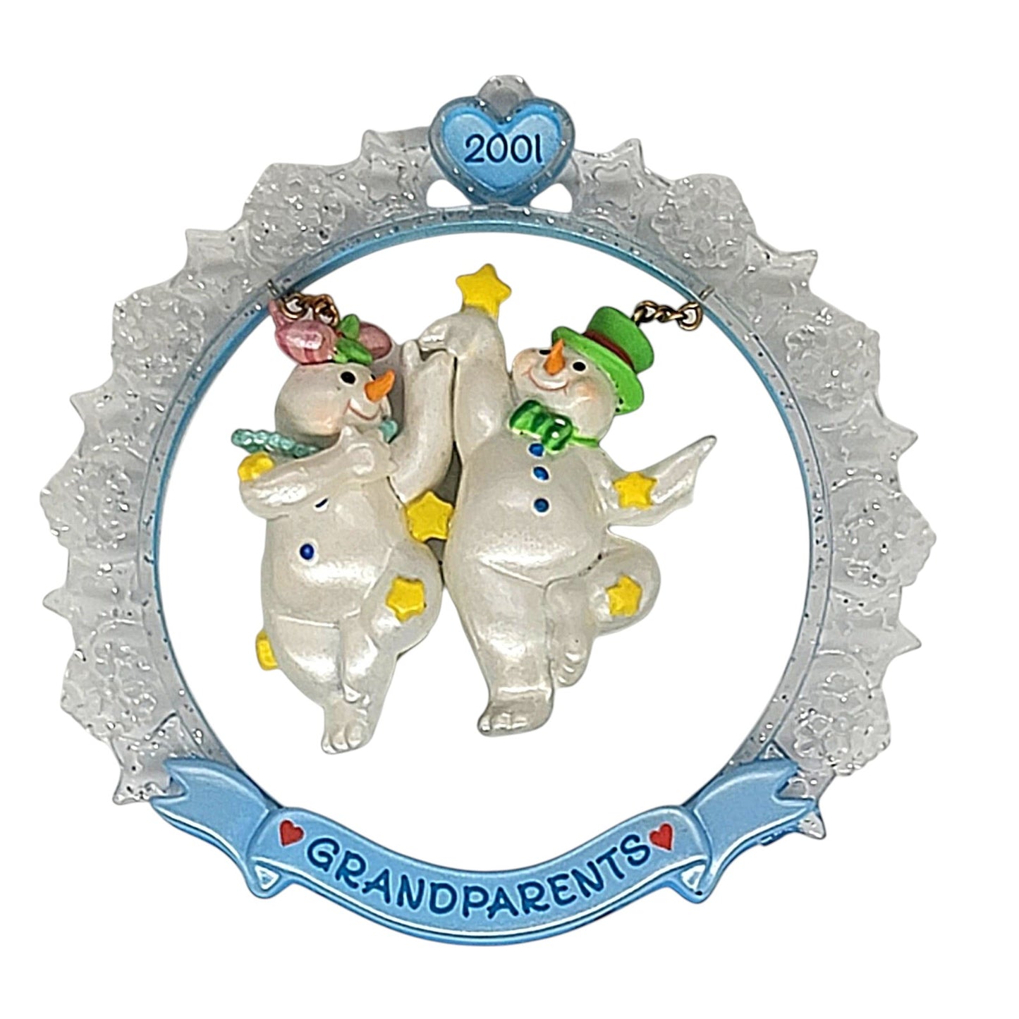 2001 GrandParents Carlton Cards Ornaments (Snowmen) CXOR-043E