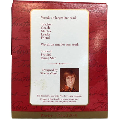 2001 Guiding Star Hallmark Ornament (Star) QX8962