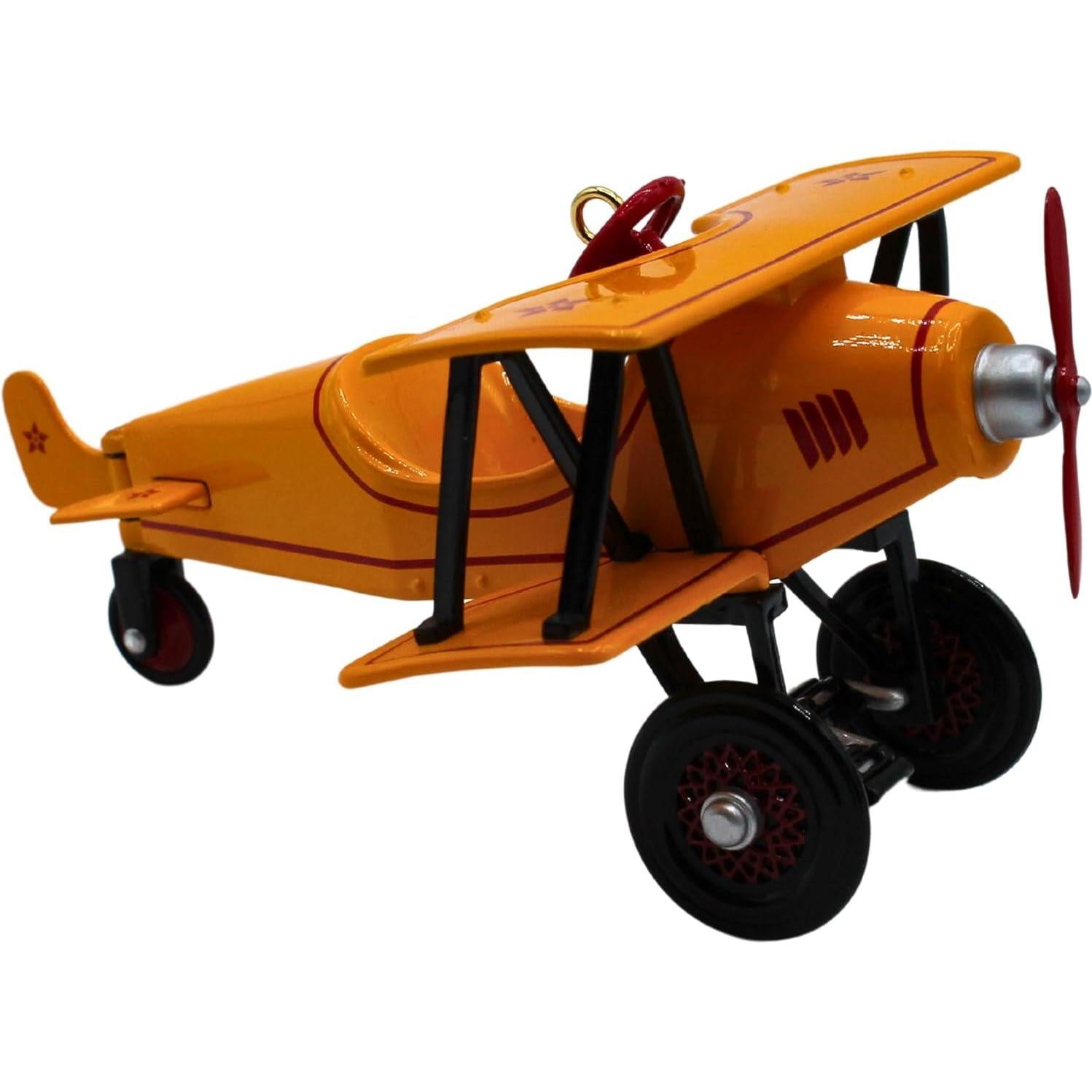 2001 Hallmark Ornament (1930) Custom Biplane Hallmark Ornament (Kiddie Car Classics) QX6975