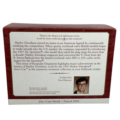 2001 Hallmark Ornament (1957) XL Sportster Hallmark Ornament (Harley-Davidson) QXI8125