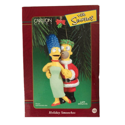2001 Holiday Smooches Carlton Cards Ornaments (The Simpsons) CXOR-065E