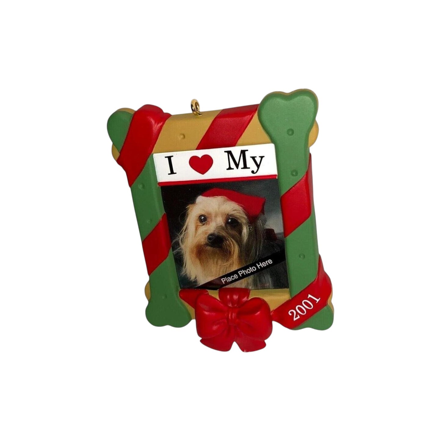 2001 I Love My dog Hallmark Ornament (Photo Holder) QX8802 Image3