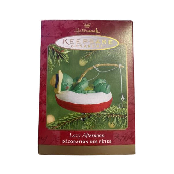 2001 Lazy Afternoon Hallmark Ornament (Fishing) QX8335