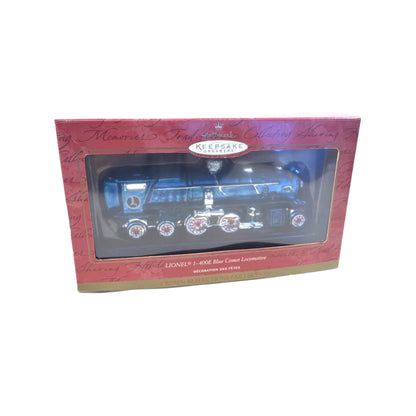 2001 Lionel I-400E Blue Comet Locomotive (Lionel Blown Glass)