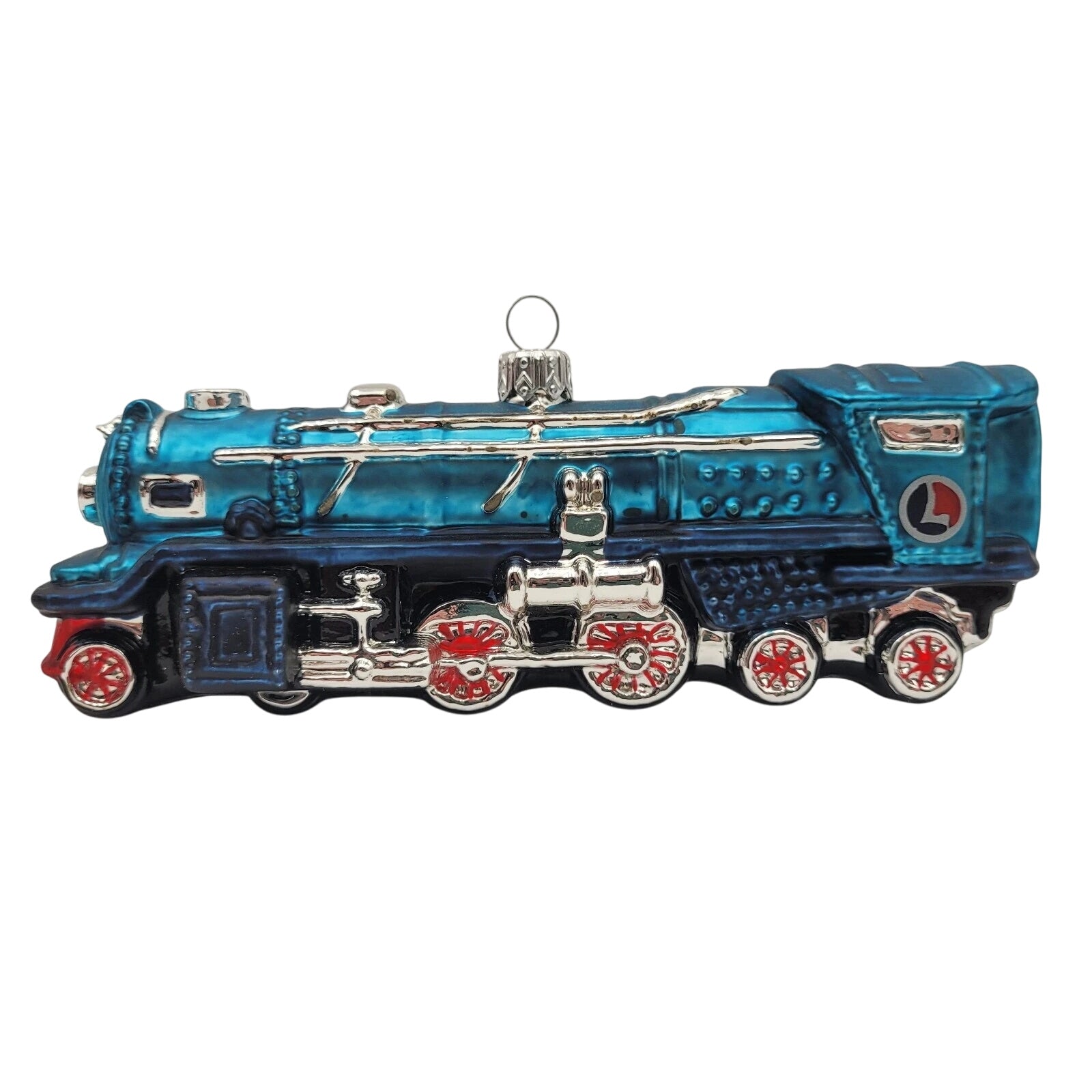 2001 Lionel I-400E Blue Comet Locomotive Hallmark Ornament (Lionel Blown Glass) QBG4355