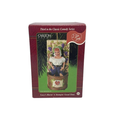2001 Lucy's HAvin' A Stompin' Good Time Carlton Cards Ornaments (I Love Lucy) CXOR-066E