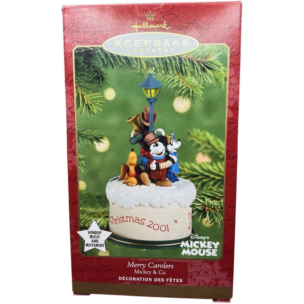 2001 Merry Carolers Hallmark Ornament (Mickey & Co) QXD7585