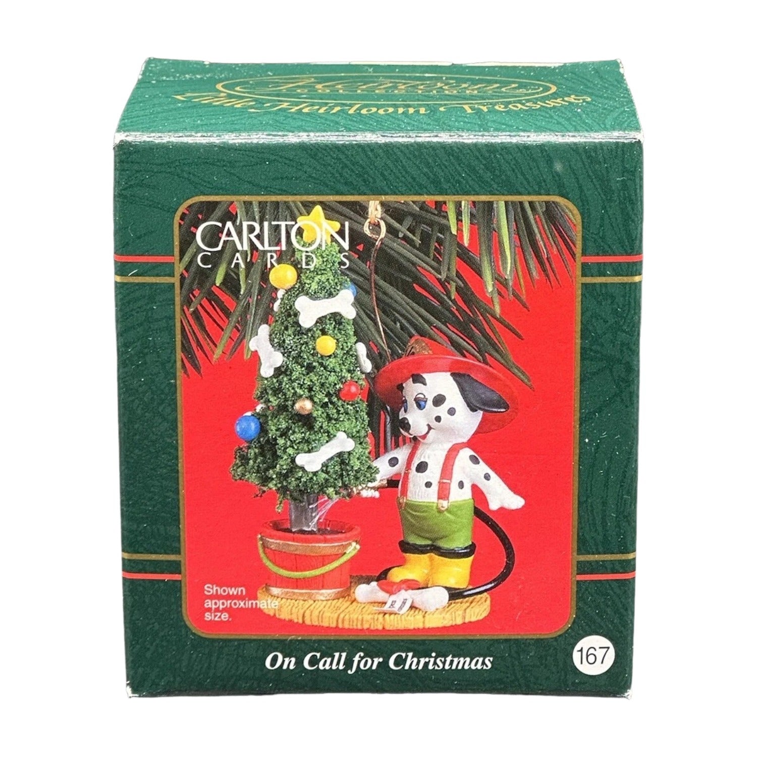 2001 On Call for Christmas Carlton Cards Ornaments (Firefighter) CXOR-183C