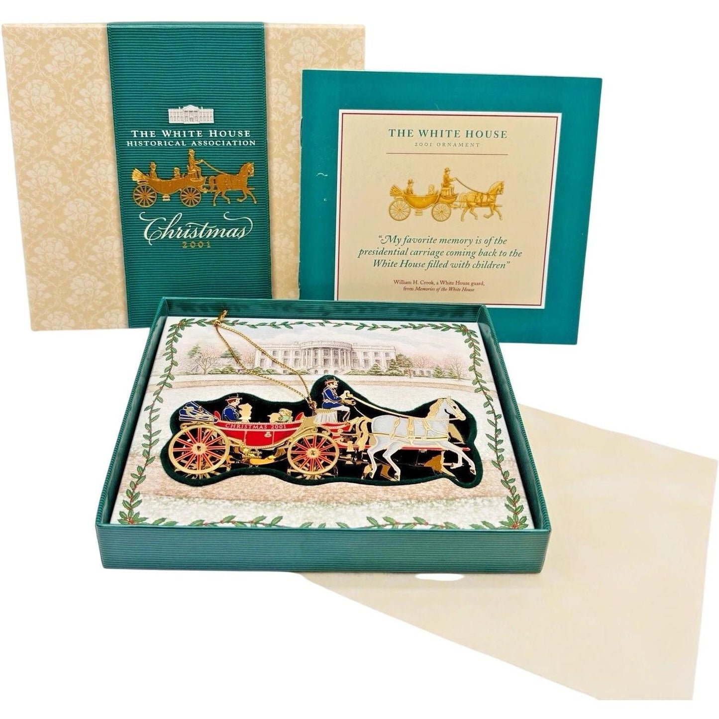 2001 Ornament Honors Johnson Family Horse-Drawn Carriage