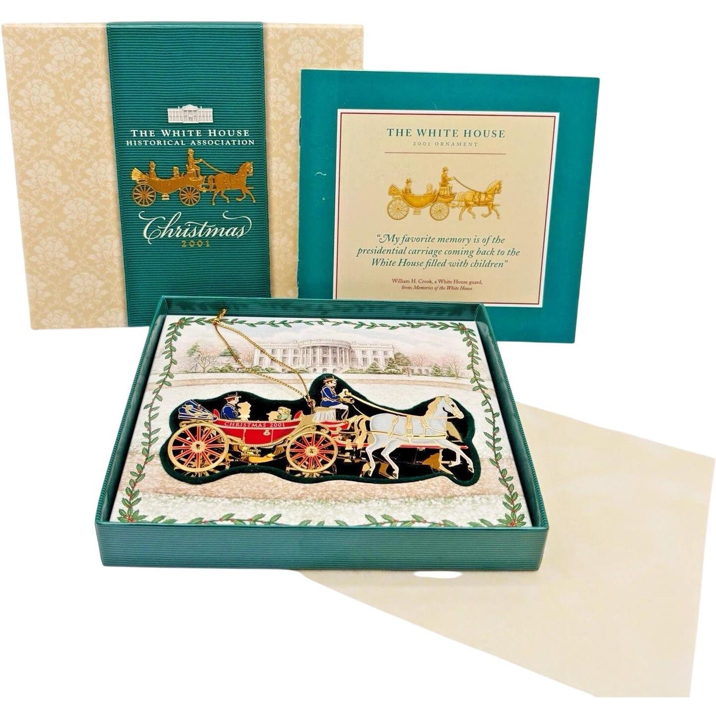 2001 Ornament Honors Johnson Family Horse-Drawn Carriage