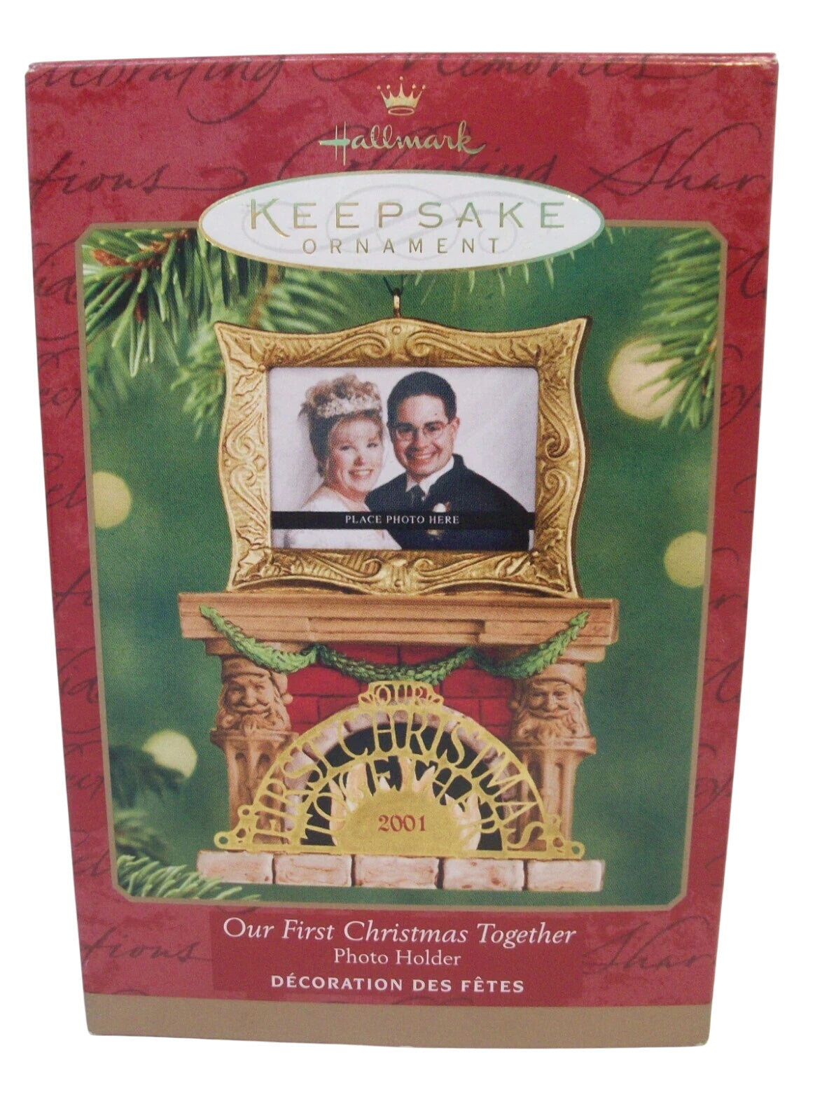2001 Our First Christmas Together Hallmark Ornament (Photo Holder) QX6012