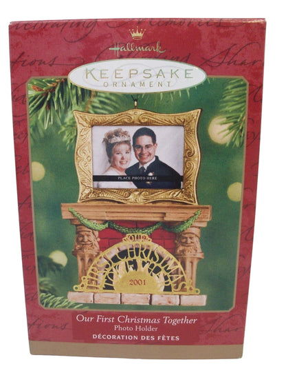 2001 Our First Christmas Together Hallmark Ornament (Photo Holder) QX6012