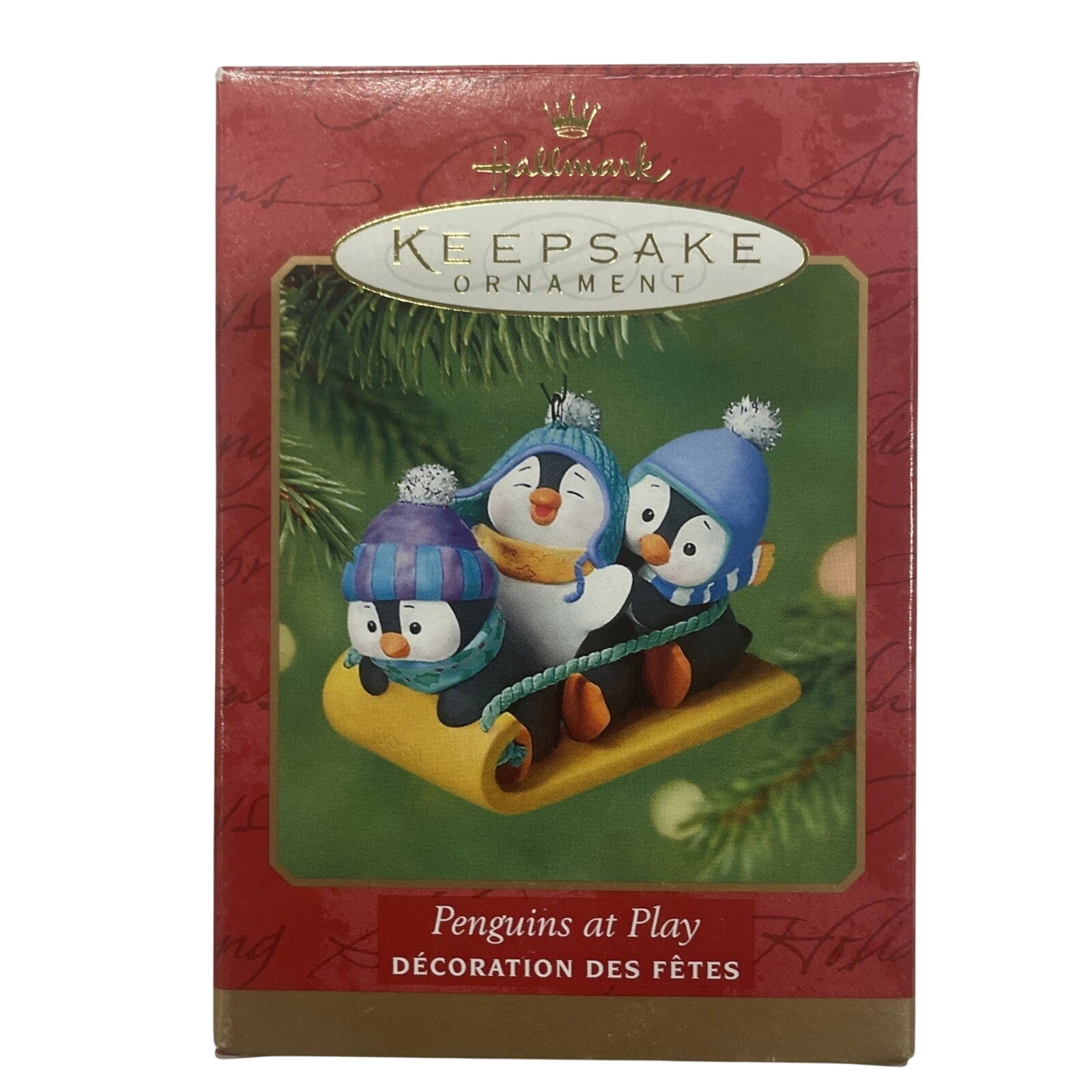2001 Penguins at Play Hallmark Ornament (Penguin Pal) QX8982