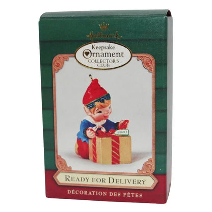 2001 Ready for Delivery Hallmark Ornament (Elf) QXC4552