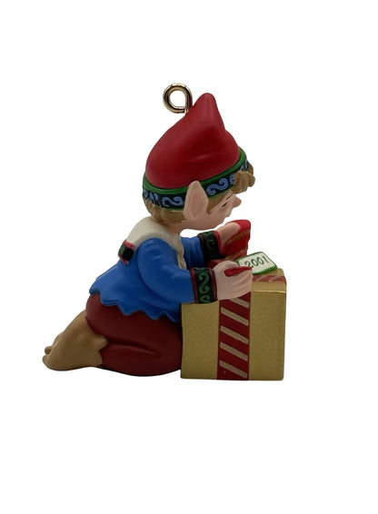 2001 Ready for Delivery Hallmark Ornament (Elf) QXC4552