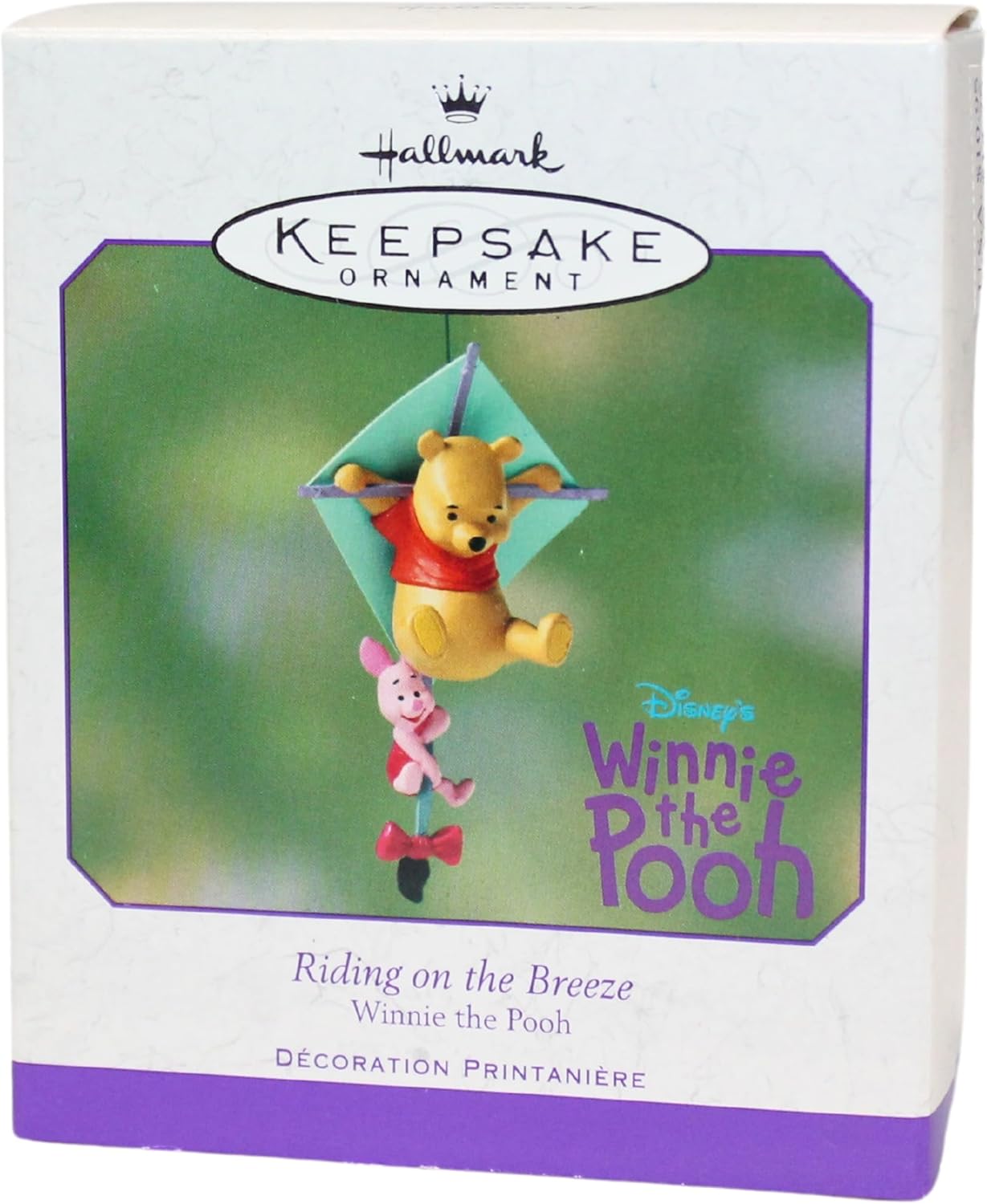 2001 Riding on the Breeze Hallmark Ornament (Winnie the Pooh) QEO8612