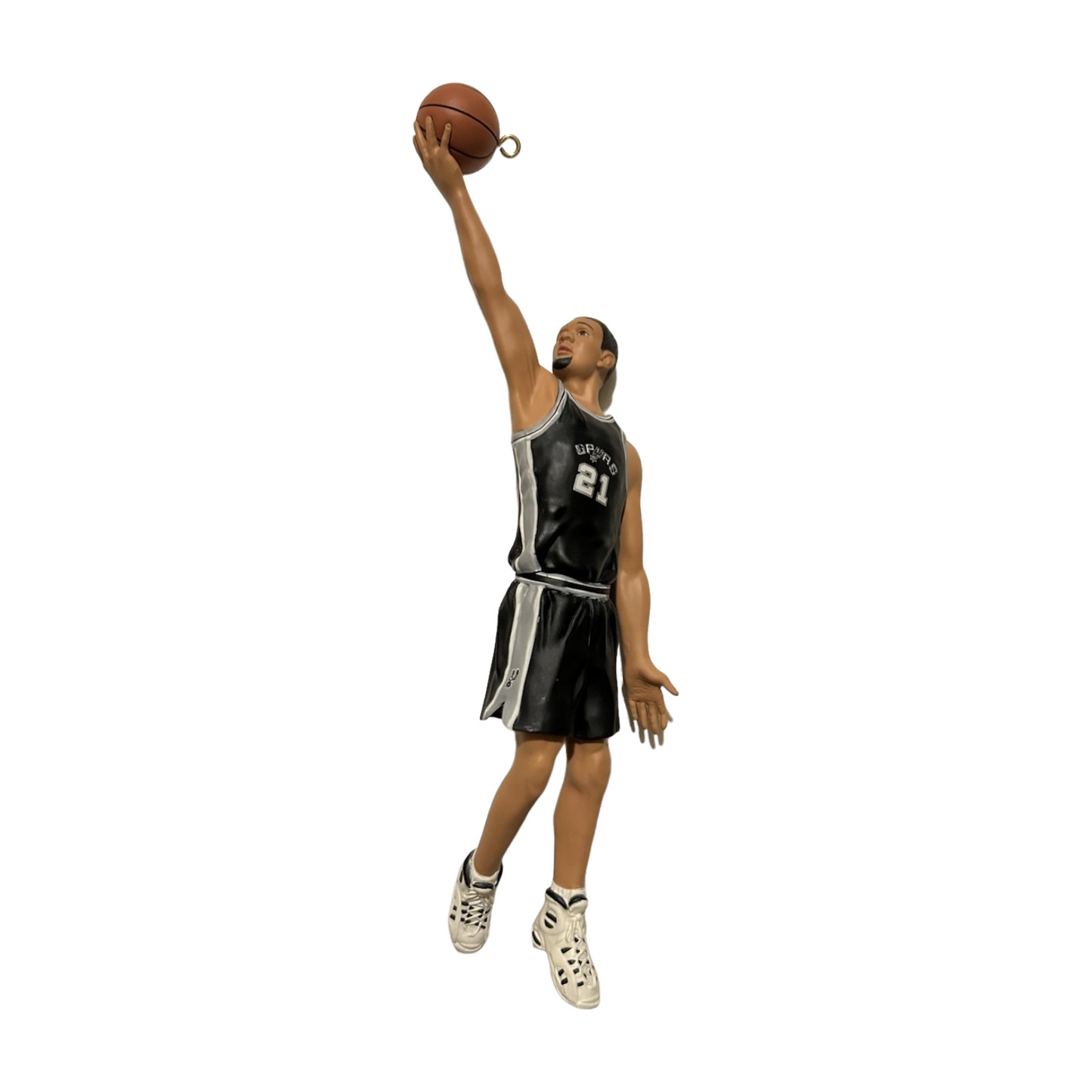 2001 Tim Duncan Hallmark Ornament (Hoop Stars) QXI5235