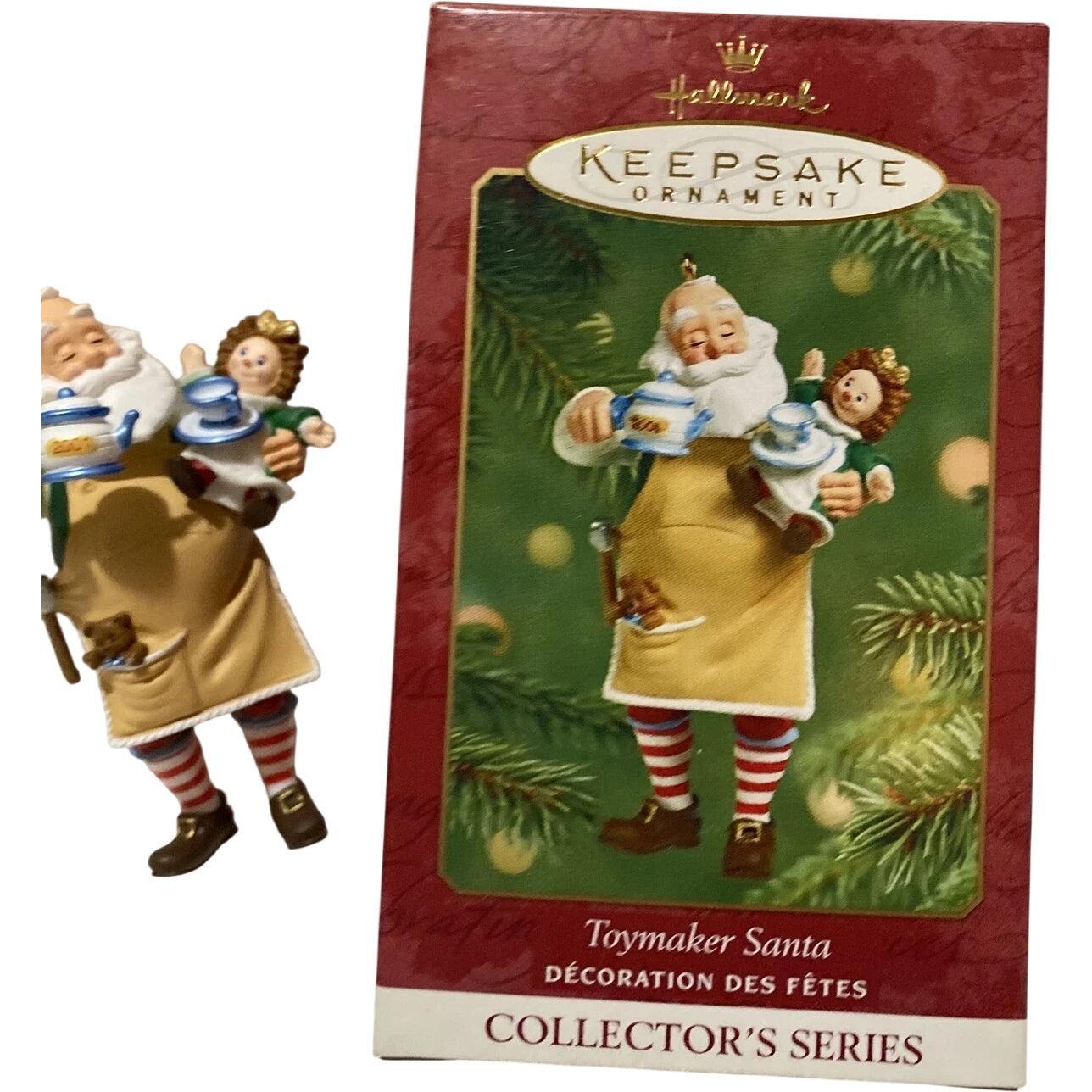 2001 Toymaker Santa Hallmark Ornament (Toymaker Santa) QX8032