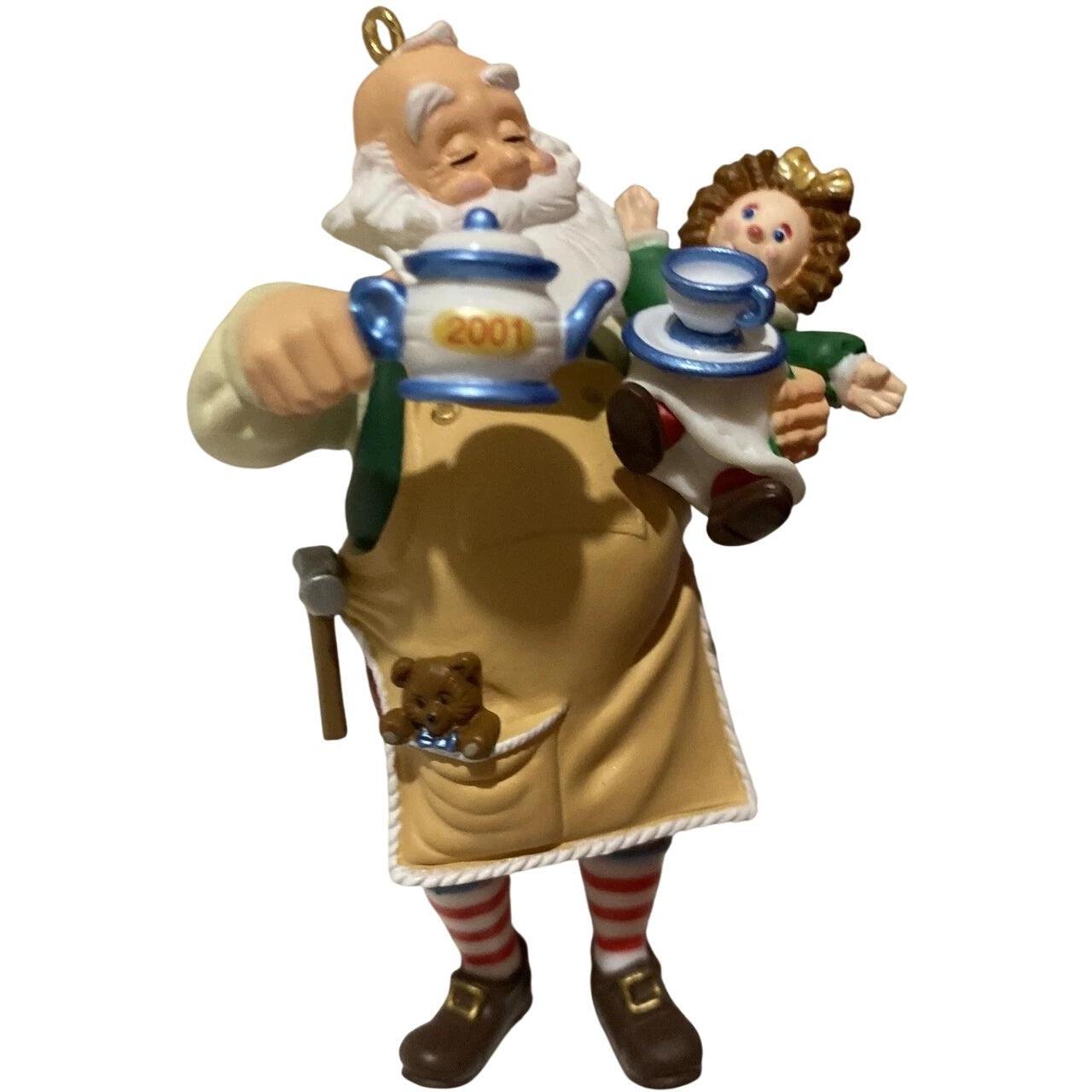 2001 Toymaker Santa Hallmark Ornament (Toymaker Santa) QX8032